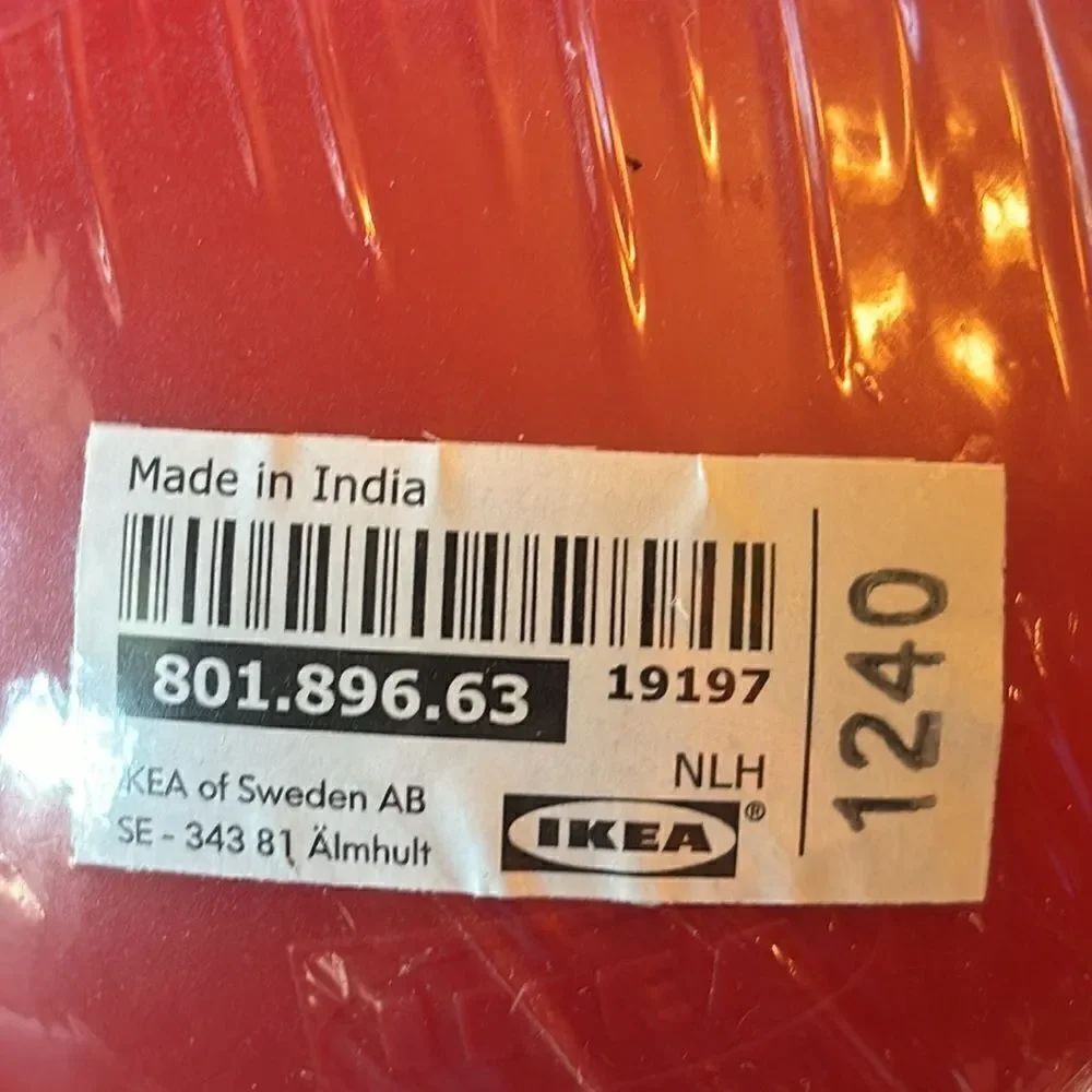 NEW. IKEA, PRESSA, Octopus Hanging Clothes Dryer in Red